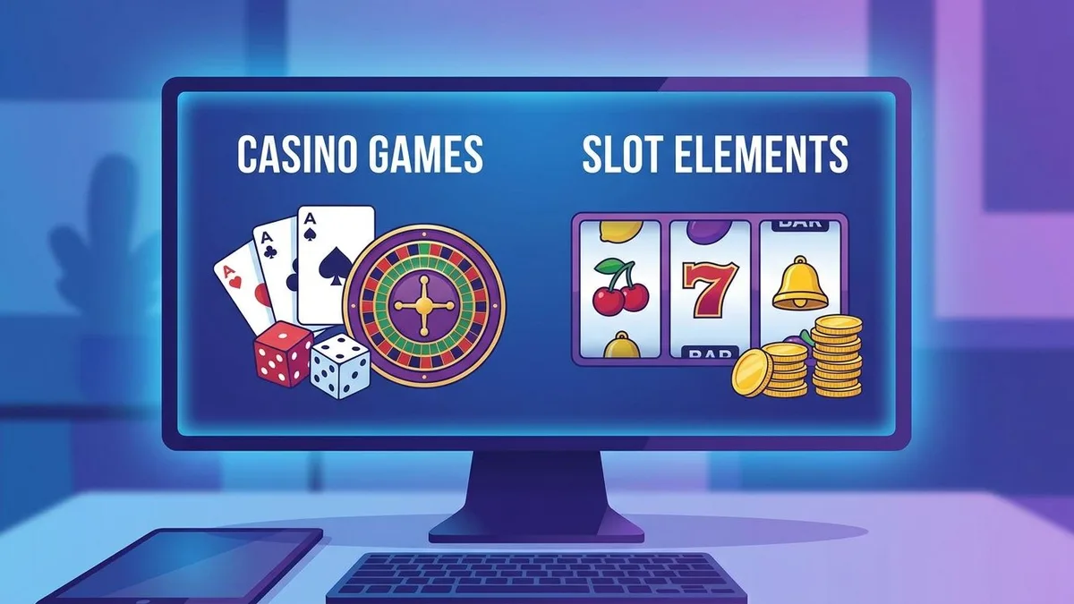 Casino oyunları ekranı
